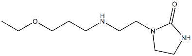 1-{2-[(3-ethoxypropyl)amino]ethyl}imidazolidin-2-one Struktur