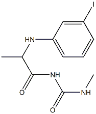 1-{2-[(3-iodophenyl)amino]propanoyl}-3-methylurea Struktur