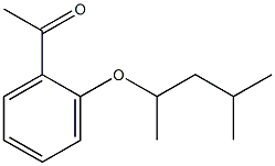 1-{2-[(4-methylpentan-2-yl)oxy]phenyl}ethan-1-one Struktur