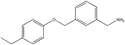 1-{3-[(4-ethylphenoxy)methyl]phenyl}methanamine Struktur