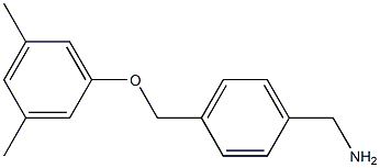 1-{4-[(3,5-dimethylphenoxy)methyl]phenyl}methanamine Struktur