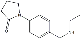 1-{4-[(ethylamino)methyl]phenyl}pyrrolidin-2-one Struktur