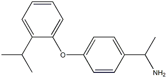 1-{4-[2-(propan-2-yl)phenoxy]phenyl}ethan-1-amine Struktur