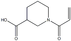 1-acryloylpiperidine-3-carboxylic acid Struktur