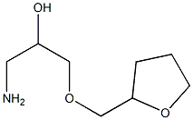 1-amino-3-(oxolan-2-ylmethoxy)propan-2-ol Struktur