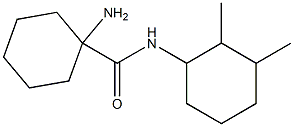 1-amino-N-(2,3-dimethylcyclohexyl)cyclohexanecarboxamide Struktur