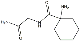 1-amino-N-(2-amino-2-oxoethyl)cyclohexanecarboxamide Struktur