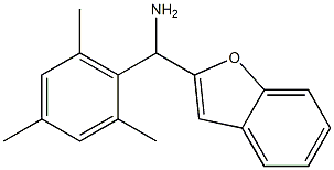 1-benzofuran-2-yl(2,4,6-trimethylphenyl)methanamine Struktur