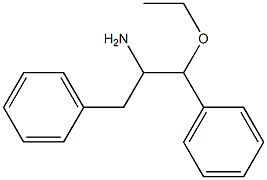 1-benzyl-2-ethoxy-2-phenylethylamine Struktur