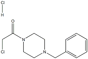 1-benzyl-4-(chloroacetyl)piperazine hydrochloride Struktur