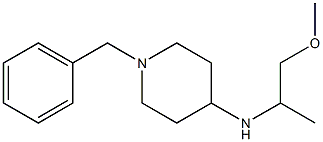 1-benzyl-N-(1-methoxypropan-2-yl)piperidin-4-amine Struktur