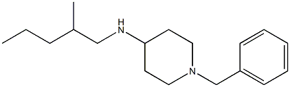 1-benzyl-N-(2-methylpentyl)piperidin-4-amine Struktur