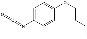 1-butoxy-4-isocyanatobenzene Struktur