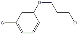 1-chloro-3-(3-chloropropoxy)benzene Struktur