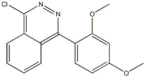 1-chloro-4-(2,4-dimethoxyphenyl)phthalazine Struktur