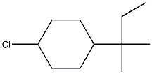 1-chloro-4-(2-methylbutan-2-yl)cyclohexane Struktur