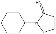 1-cyclohexylpyrrolidin-2-imine Struktur