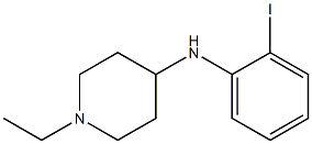 1-ethyl-N-(2-iodophenyl)piperidin-4-amine Struktur