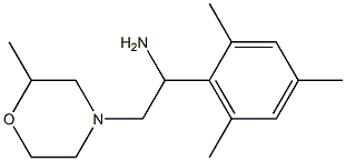 1-mesityl-2-(2-methylmorpholin-4-yl)ethanamine Struktur