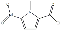 1-methyl-5-nitro-1H-pyrrole-2-carbonyl chloride Struktur