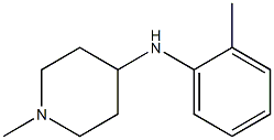 1-methyl-N-(2-methylphenyl)piperidin-4-amine Struktur