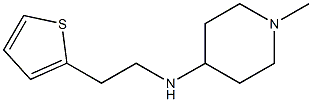 1-methyl-N-[2-(thiophen-2-yl)ethyl]piperidin-4-amine Struktur