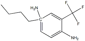 1-N-butyl-3-(trifluoromethyl)benzene-1,4-diamine Struktur