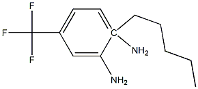 1-N-pentyl-4-(trifluoromethyl)benzene-1,2-diamine Struktur