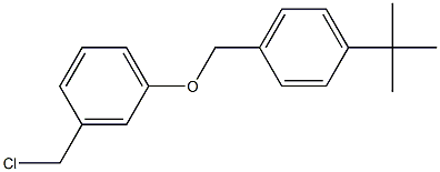 1-tert-butyl-4-[3-(chloromethyl)phenoxymethyl]benzene Struktur