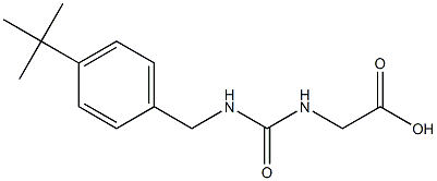 2-({[(4-tert-butylphenyl)methyl]carbamoyl}amino)acetic acid Struktur