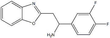 2-(1,3-benzoxazol-2-yl)-1-(3,4-difluorophenyl)ethan-1-amine Struktur