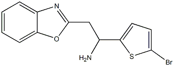 2-(1,3-benzoxazol-2-yl)-1-(5-bromothiophen-2-yl)ethan-1-amine Struktur