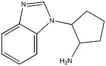 2-(1H-benzimidazol-1-yl)cyclopentanamine Struktur