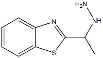 2-(1-hydrazinylethyl)-1,3-benzothiazole Struktur