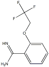 2-(2,2,2-trifluoroethoxy)benzenecarboximidamide Struktur