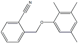 2-(2,3,5-trimethylphenoxymethyl)benzonitrile Struktur