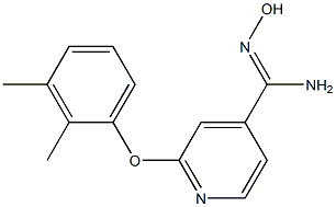 2-(2,3-dimethylphenoxy)-N'-hydroxypyridine-4-carboximidamide Struktur