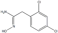 2-(2,4-dichlorophenyl)-N'-hydroxyethanimidamide Struktur