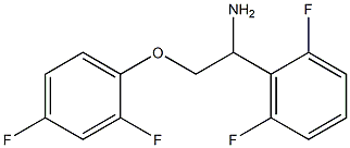 2-(2,4-difluorophenoxy)-1-(2,6-difluorophenyl)ethanamine Struktur