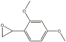 2-(2,4-dimethoxyphenyl)oxirane Struktur