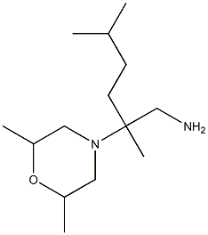 2-(2,6-dimethylmorpholin-4-yl)-2,5-dimethylhexan-1-amine Struktur