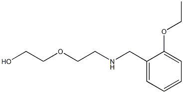 2-(2-{[(2-ethoxyphenyl)methyl]amino}ethoxy)ethan-1-ol Struktur