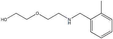 2-(2-{[(2-methylphenyl)methyl]amino}ethoxy)ethan-1-ol Struktur