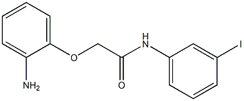 2-(2-aminophenoxy)-N-(3-iodophenyl)acetamide Struktur