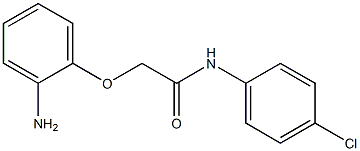 2-(2-aminophenoxy)-N-(4-chlorophenyl)acetamide Struktur