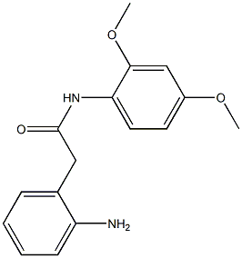 2-(2-aminophenyl)-N-(2,4-dimethoxyphenyl)acetamide Struktur