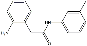 2-(2-aminophenyl)-N-(3-methylphenyl)acetamide Struktur