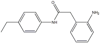 2-(2-aminophenyl)-N-(4-ethylphenyl)acetamide Struktur