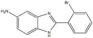 2-(2-bromophenyl)-1H-benzimidazol-5-amine Struktur