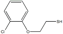 2-(2-chlorophenoxy)ethanethiol Struktur